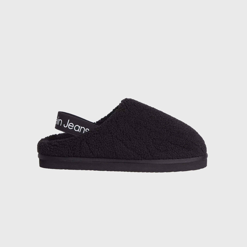 Plush Slipper - Black