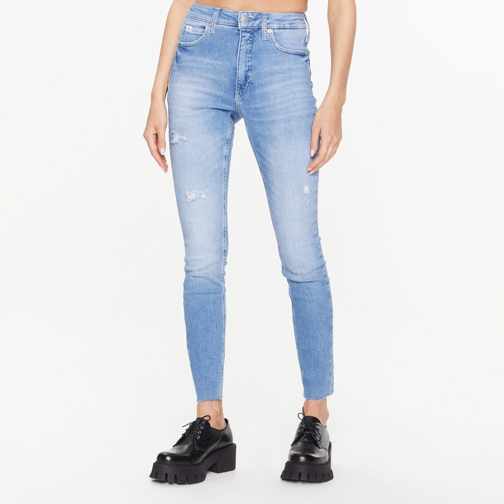 High Rise Skinny Jeans - Denim Light