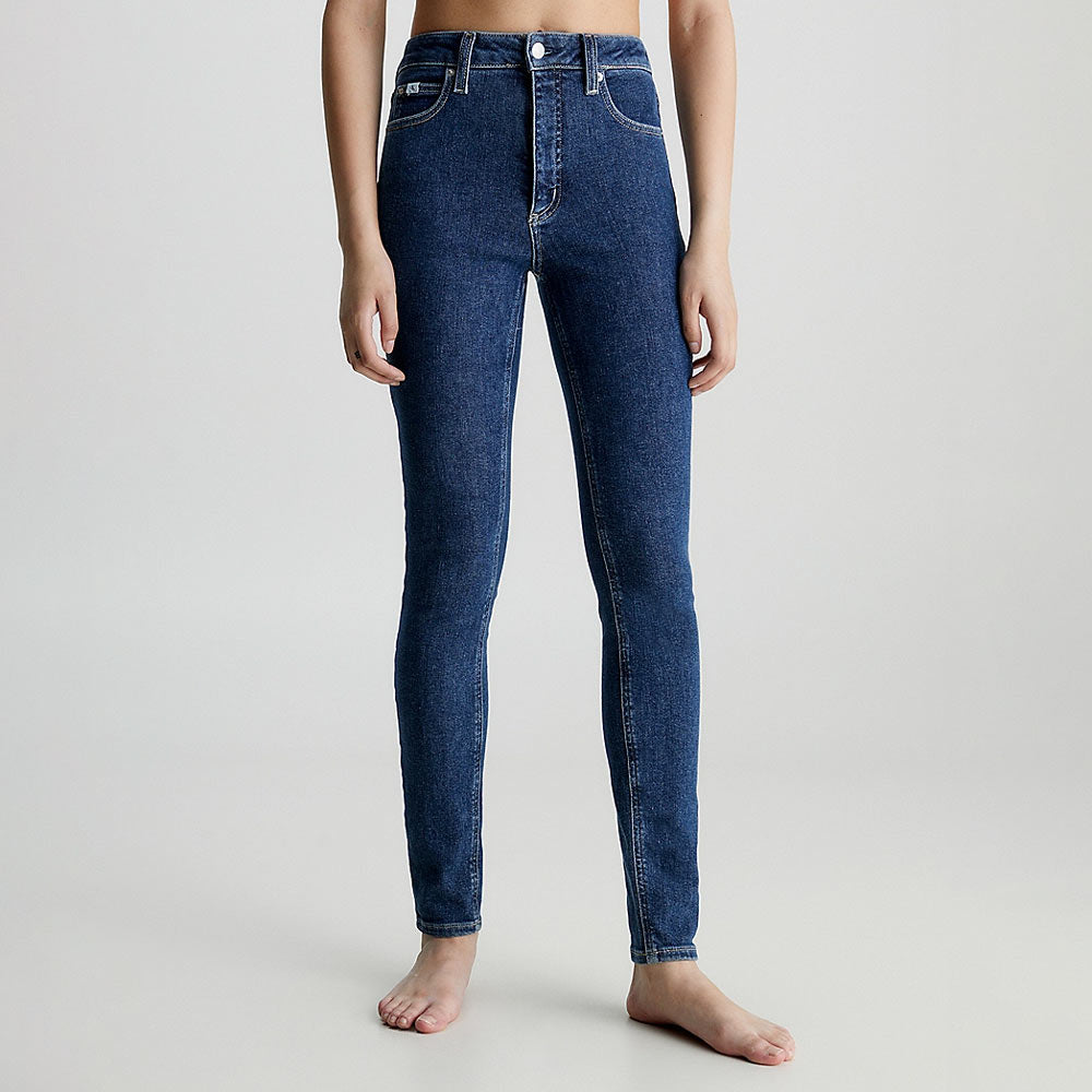 High Rise Skinny Jeans - Denim Medium