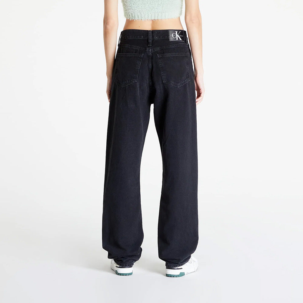 High Rise Straight Jeans - Denim Black