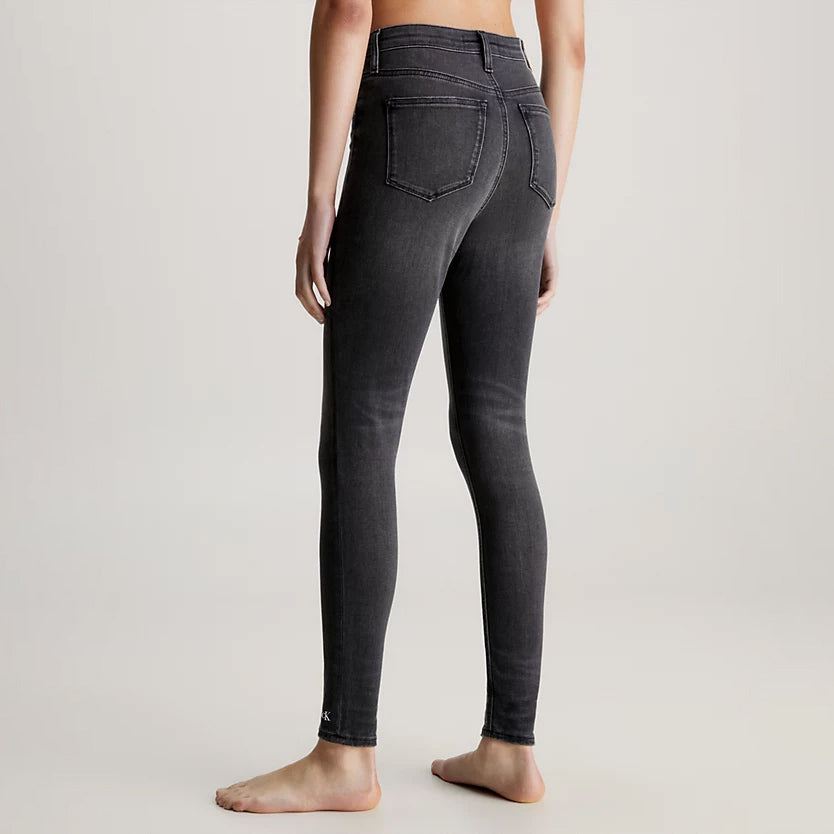 High Rise Super Skinny - Denim Black