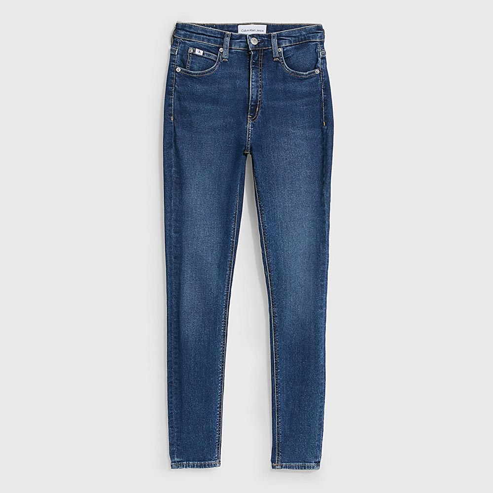 High Waist Super Skinny Ankle Jean - Denim Dark