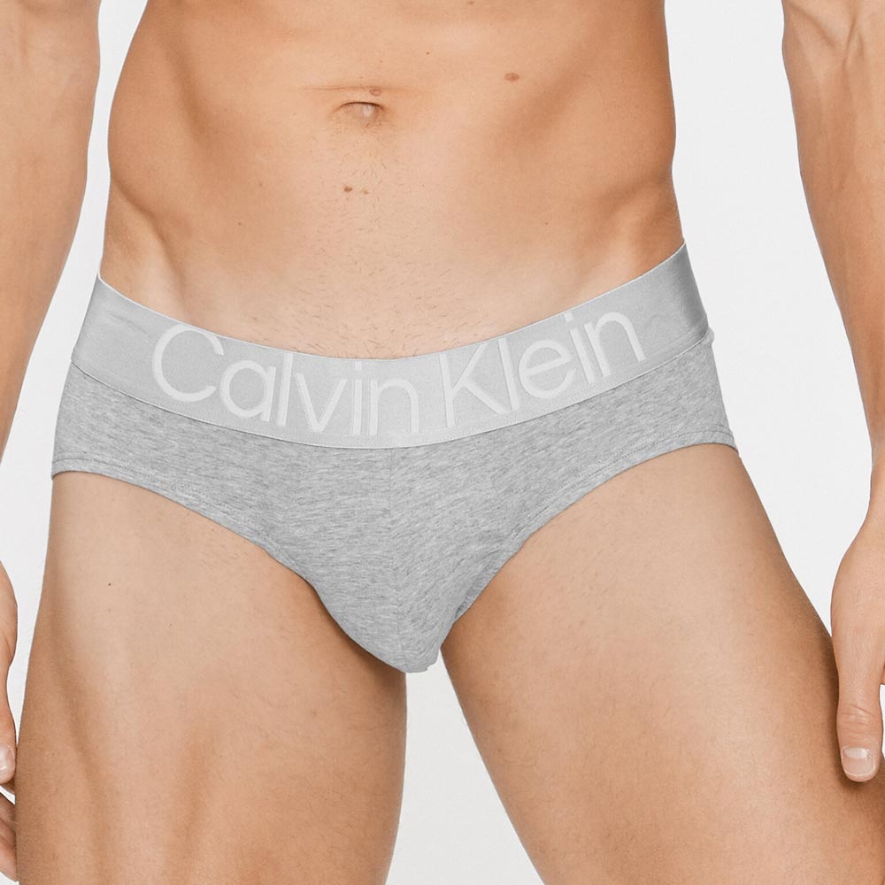 3 Pack Metallic Hip Briefs - Grey Multi