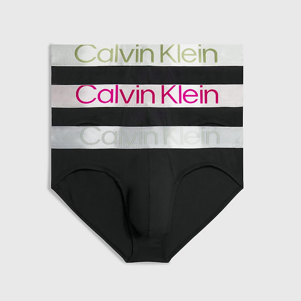 3 Pack Hip Briefs - Black