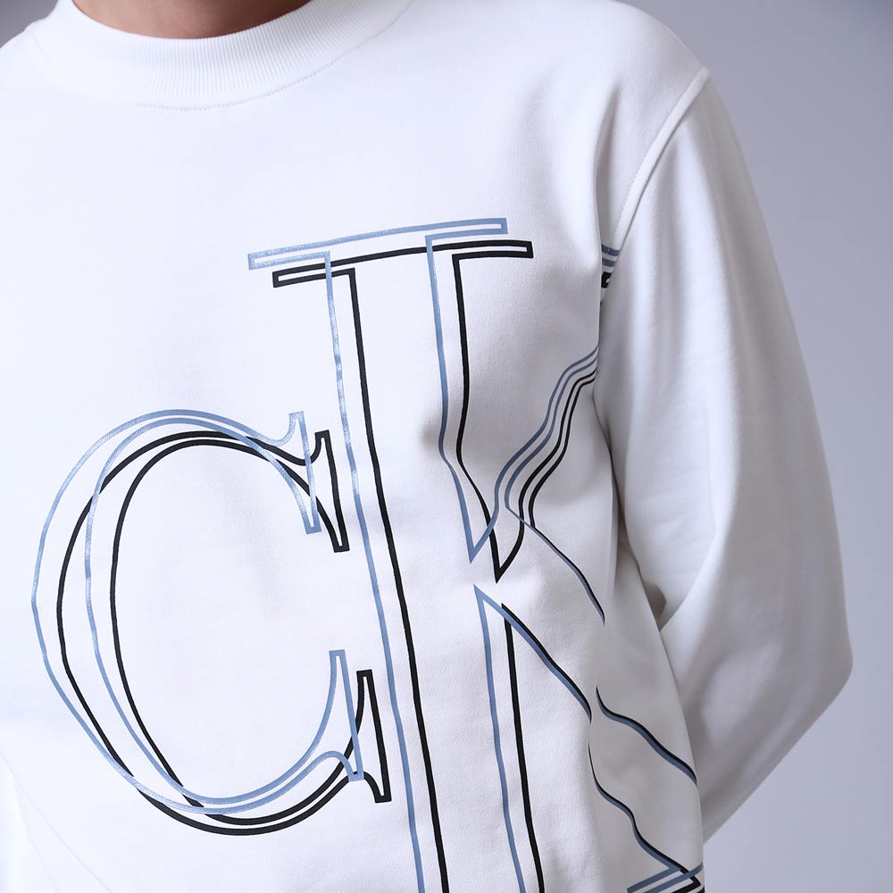 Illuminated Crew Neck - White