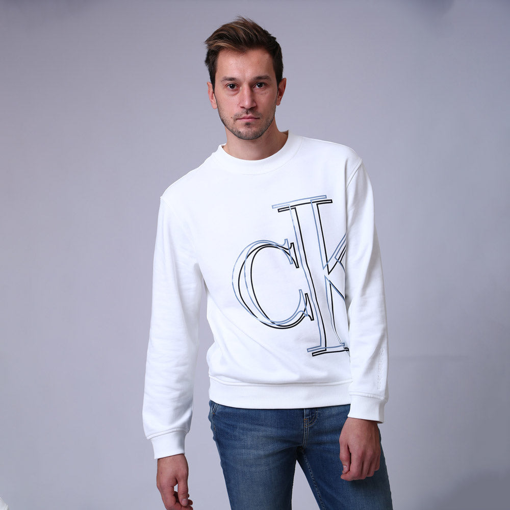 Illuminated Crew Neck - White