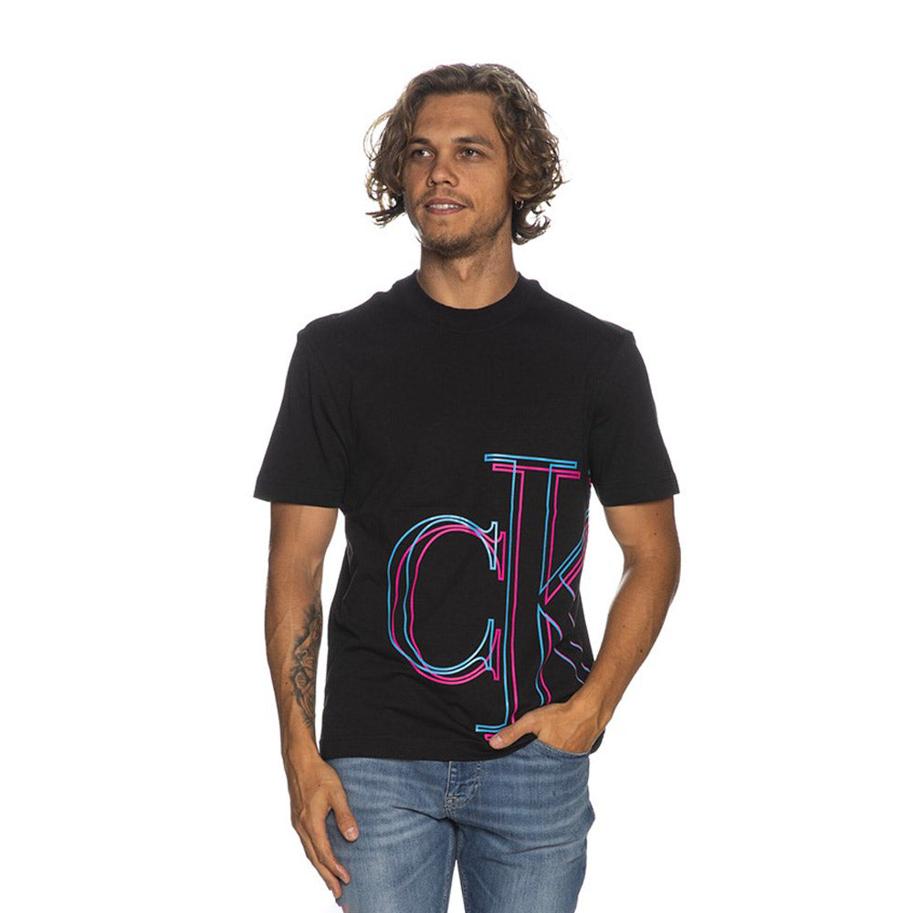 Illuminated CK T-Shirt - Black