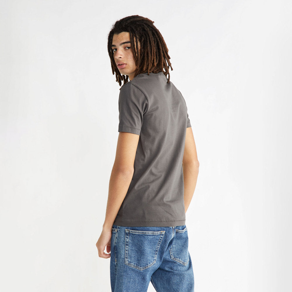 Institutional Logo Slim T-Shirt - Grey