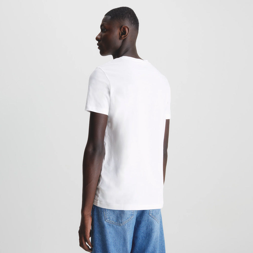 Institutional Logo Men's Slim T-Shirt - White