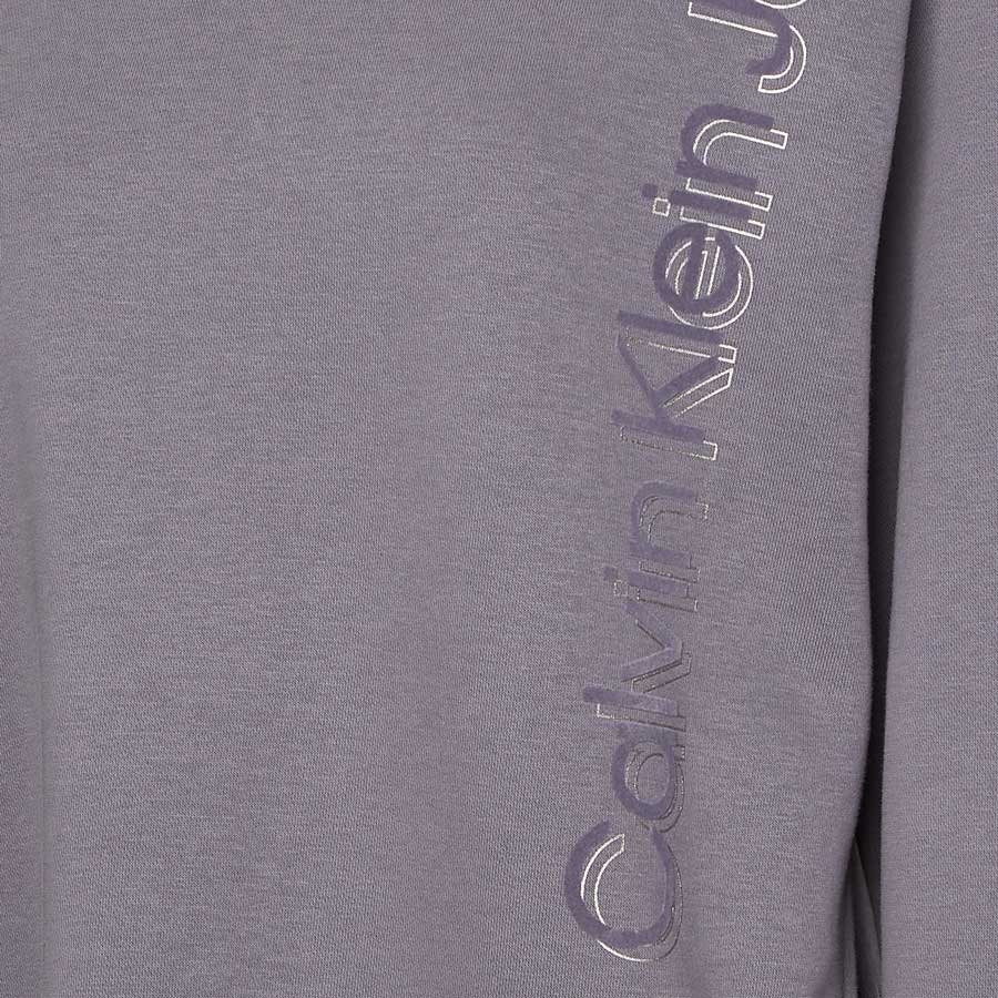 Institutional Split Crewneck Sweater - Grey