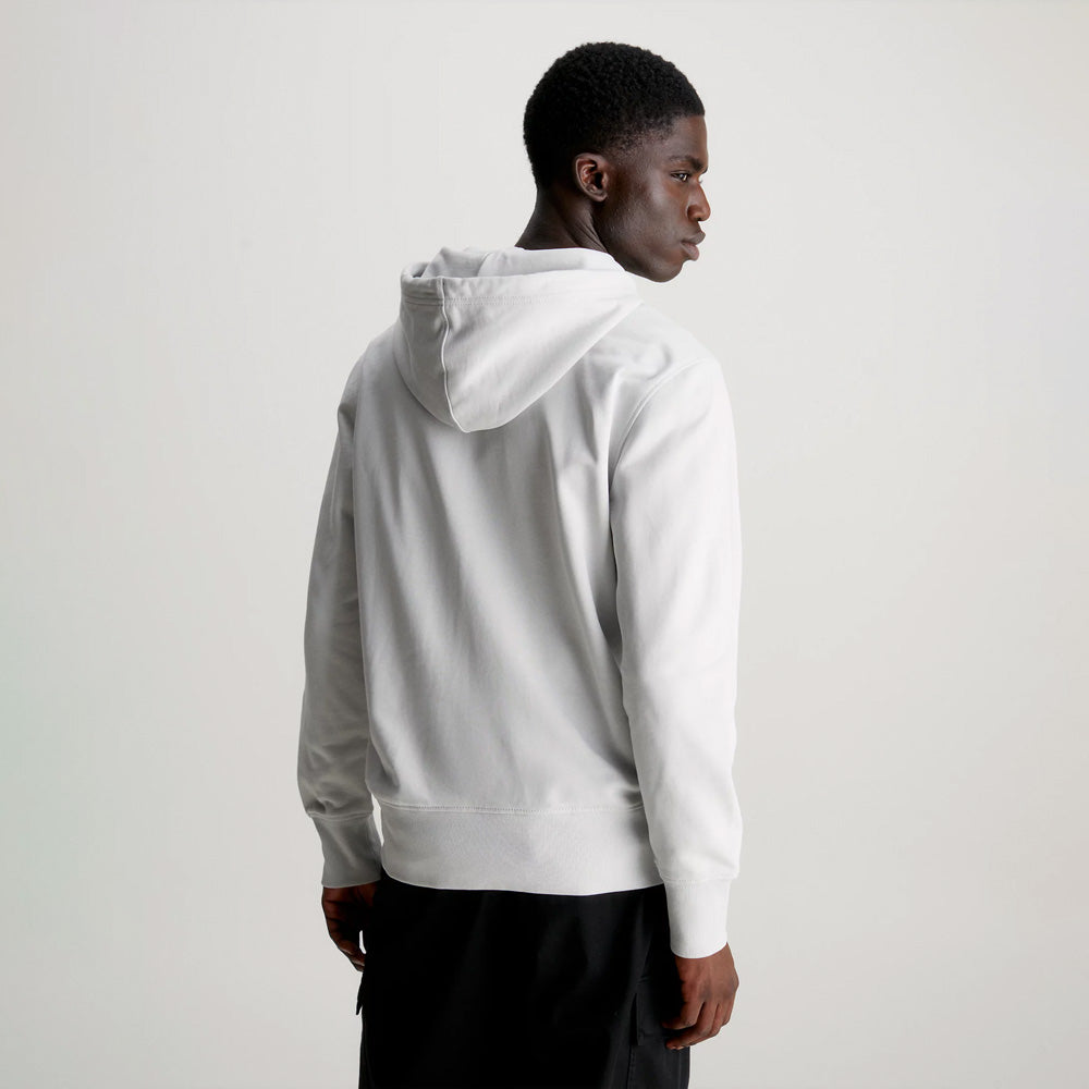 Institutional Zip Through Hoodie - Light Grey