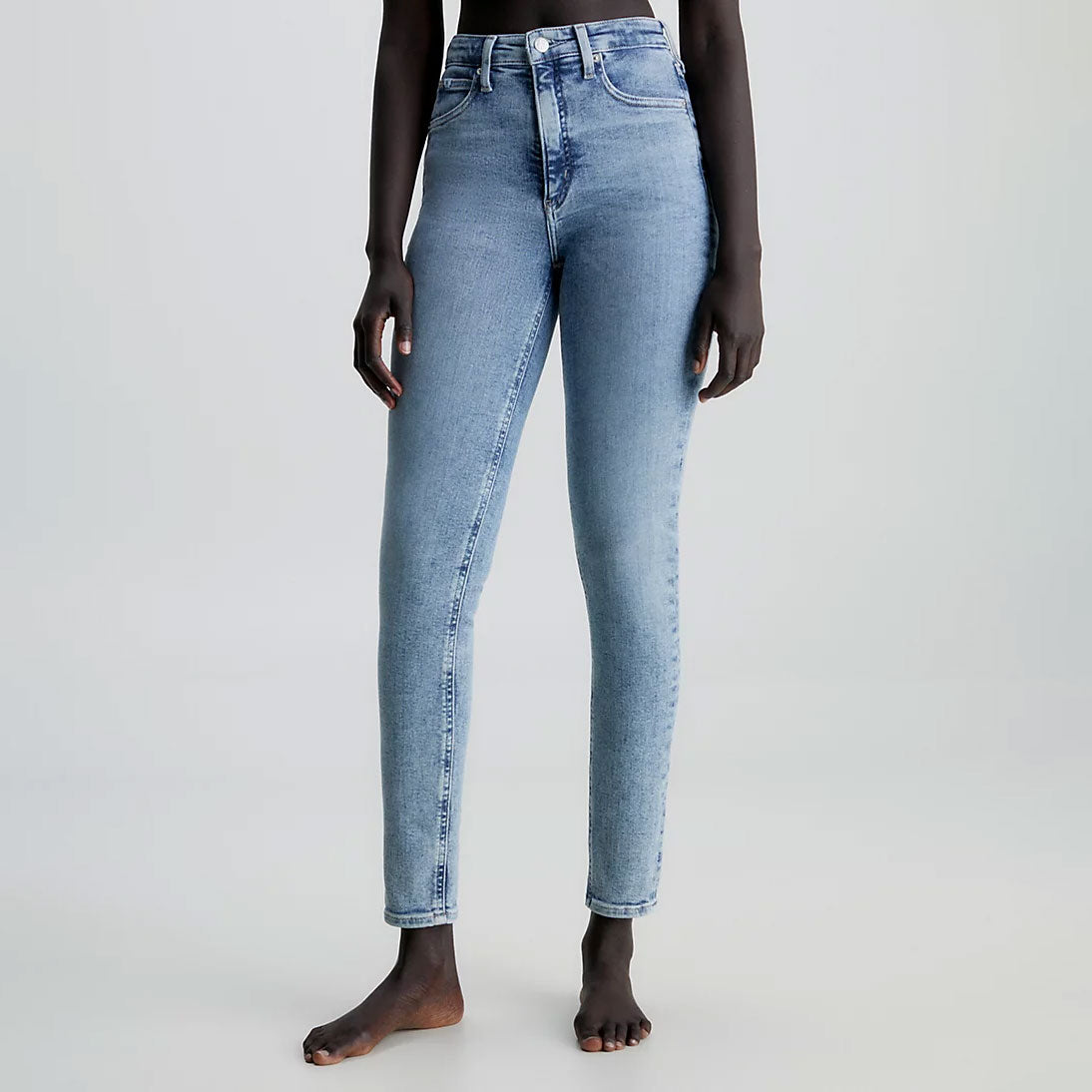 High Rise Skinny - Denim Medium