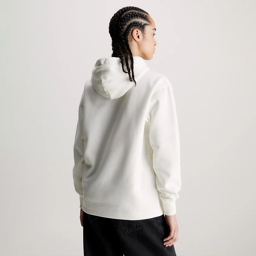 Drawcord Hoodie - White