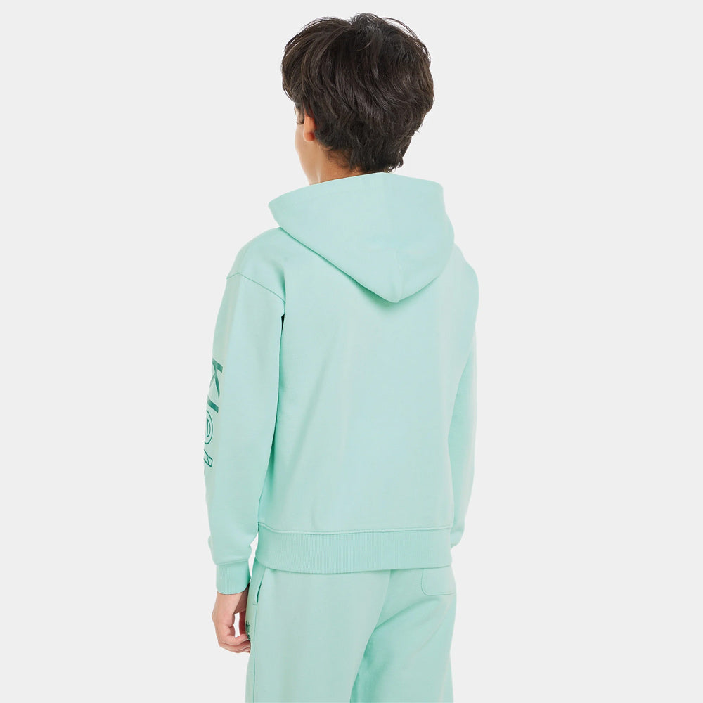 Kids Maxi Logo Hoodie - Blue