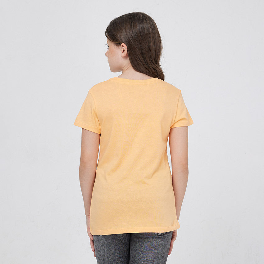 Kids Micro Monogram Top - Orange