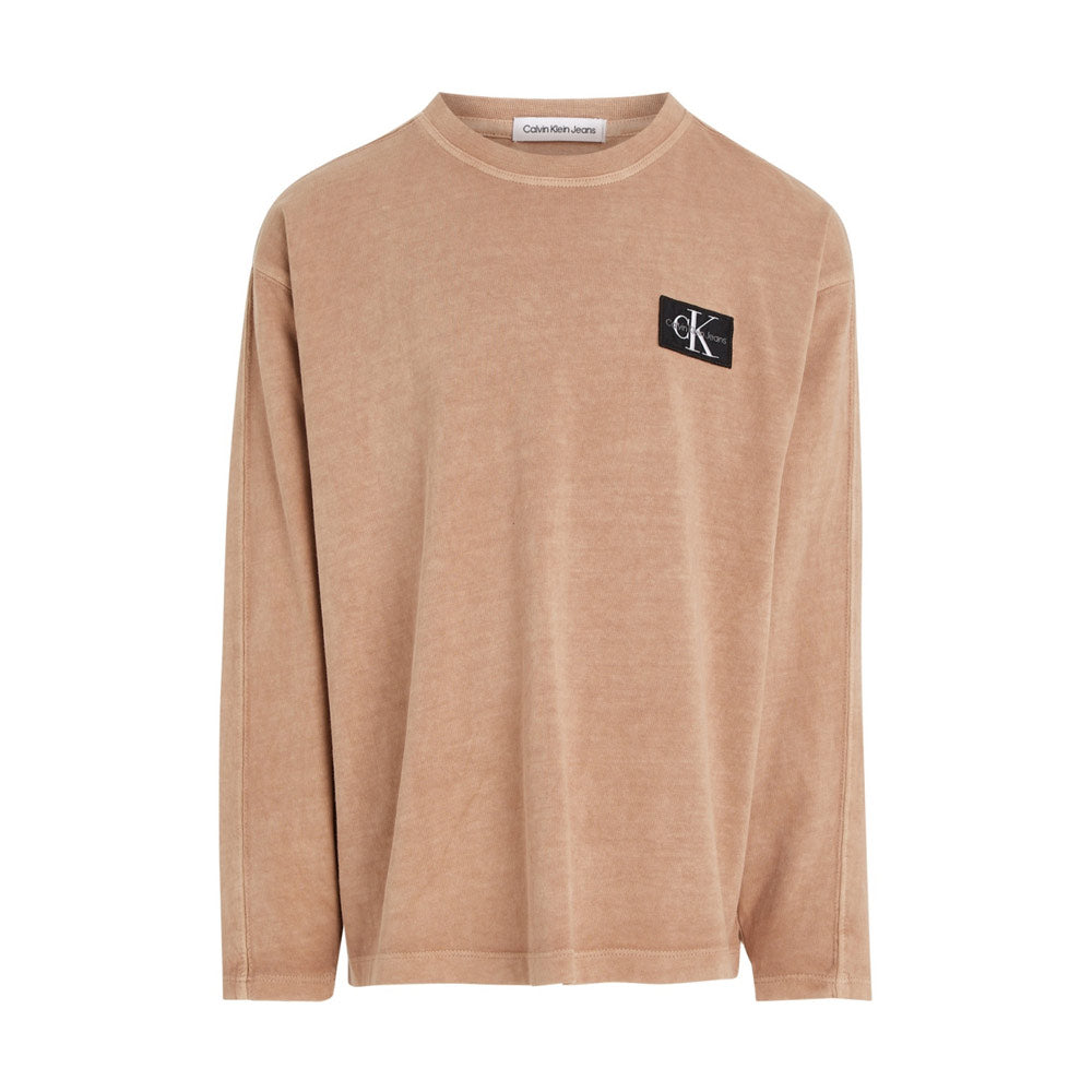 Kids Badge Long Sleeve Shirt - Burnt Orange