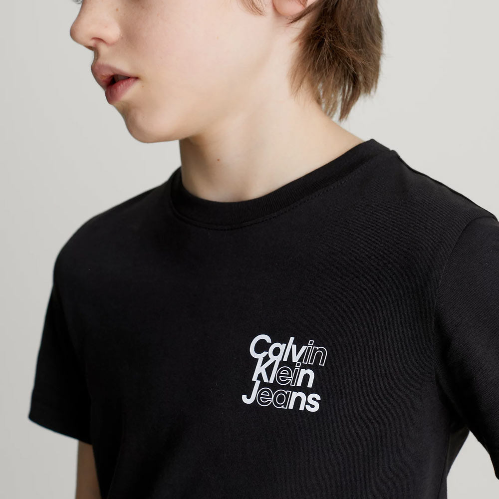 Kids Mini Logo  T-Shirt - Black