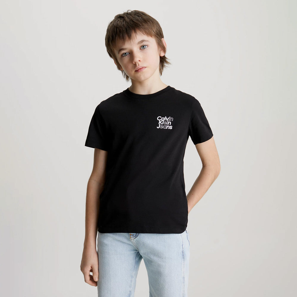 Kids Mini Logo  T-Shirt - Black