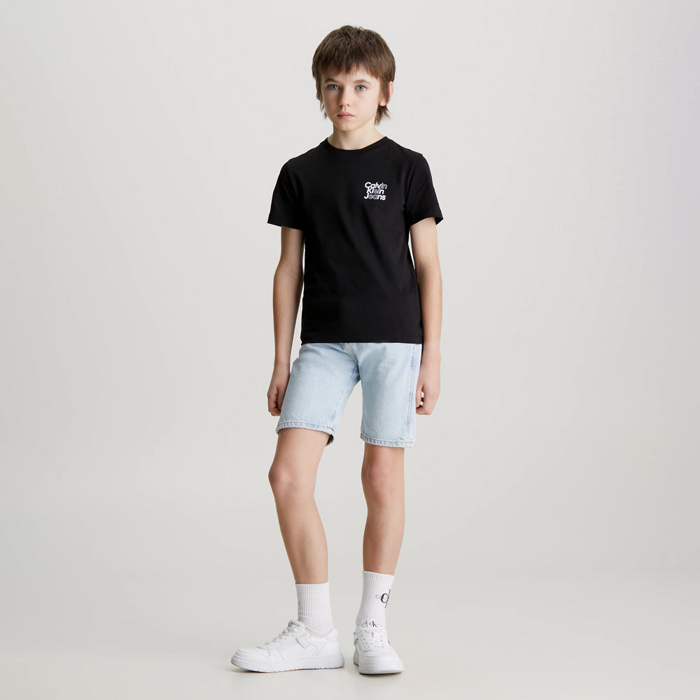 Kids Mini Logo  T-Shirt - Black