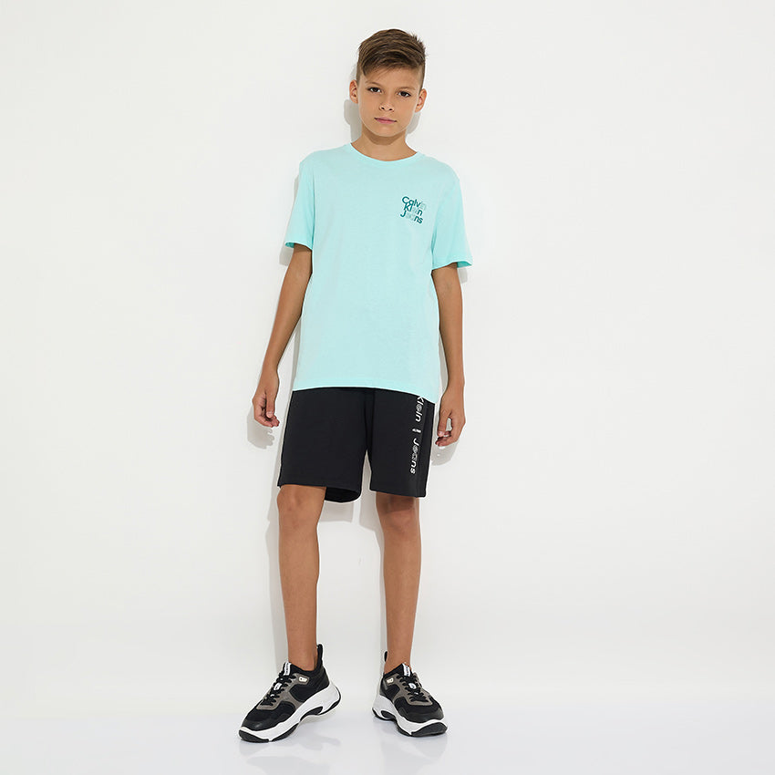 Kids Mini Logo T-Shirt - Blue