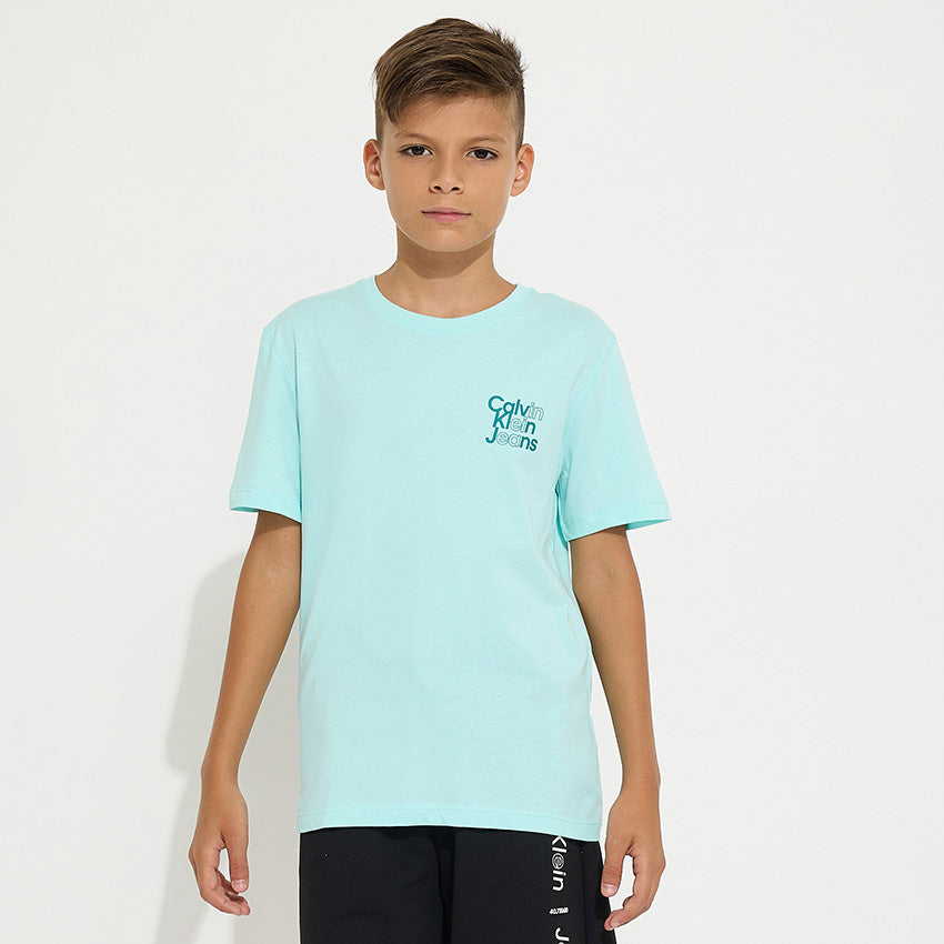 Kids Mini Logo T-Shirt - Blue