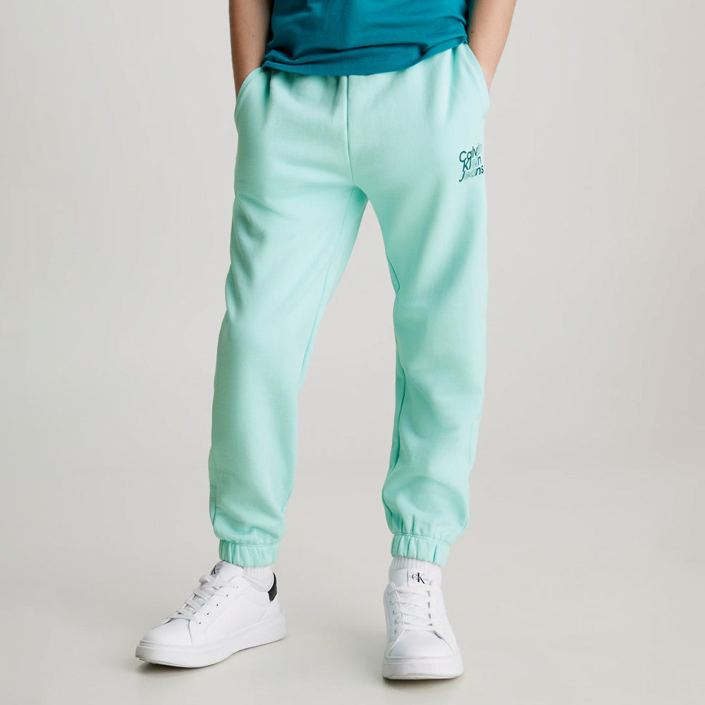 Kids Mini Logo Sweatpants - Blue