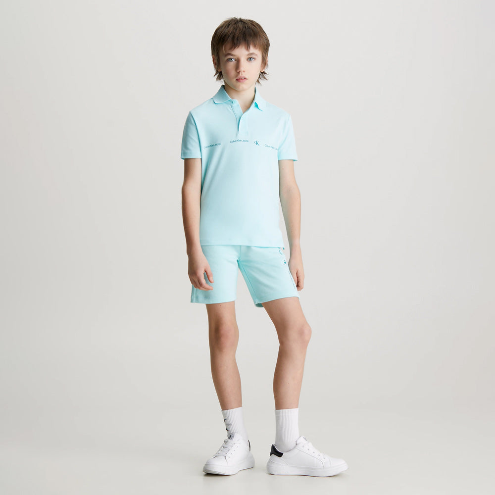 Kids Minimalistic Golfer - Blue