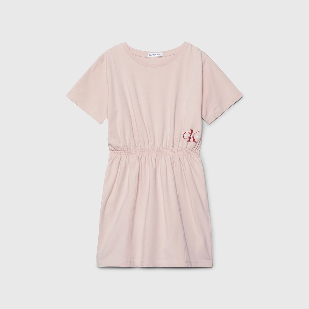 Kids Monogram Dress - Rose