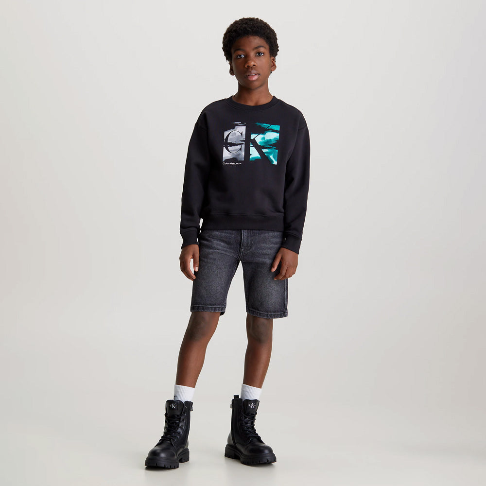 Kids Serenity Monogram - Black