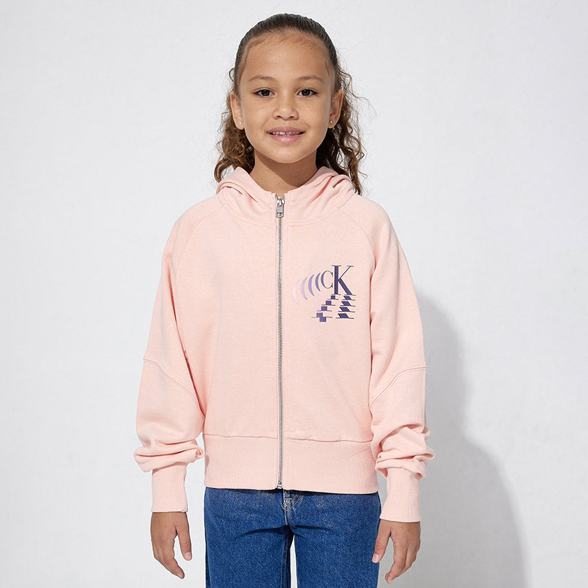 Kids Slim Hoodie - Blush Pink