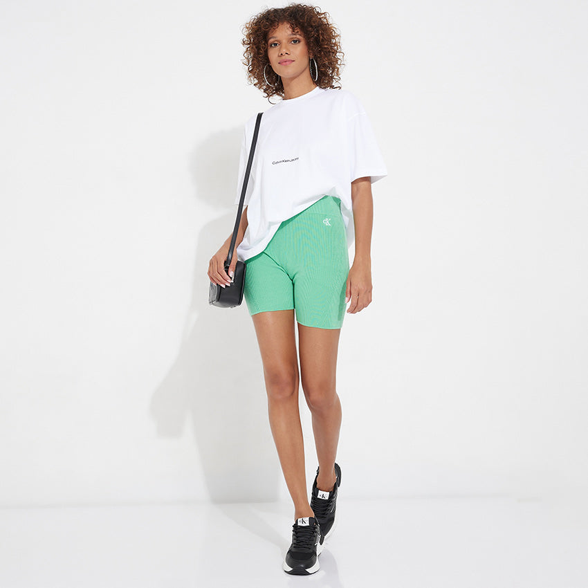 Calvin Klein Knitted Cycling Shorts - Green