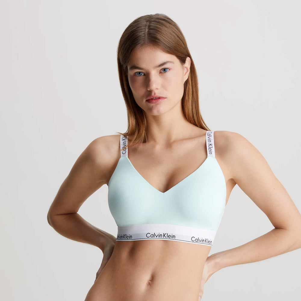 Lined Cup  Bralette - Turquoise