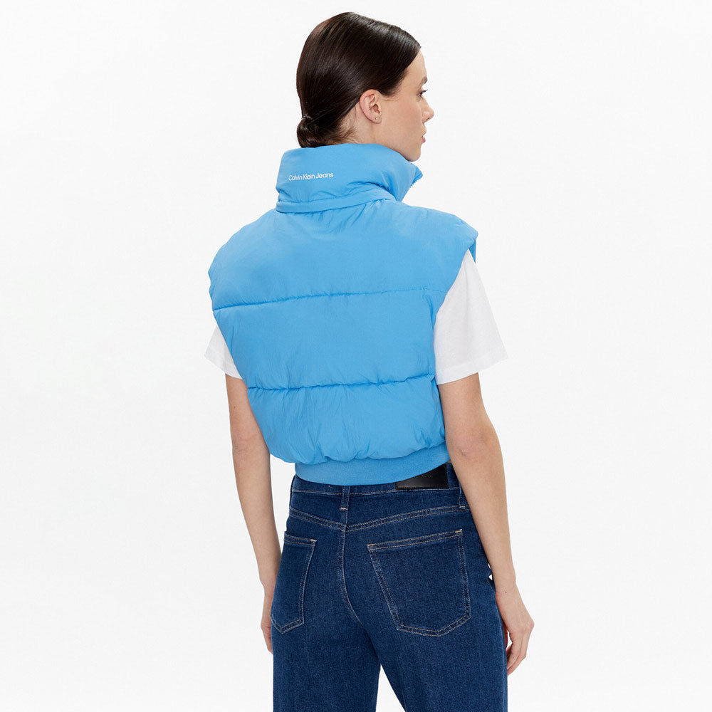 Lightweight Padded Vest - Light Blue