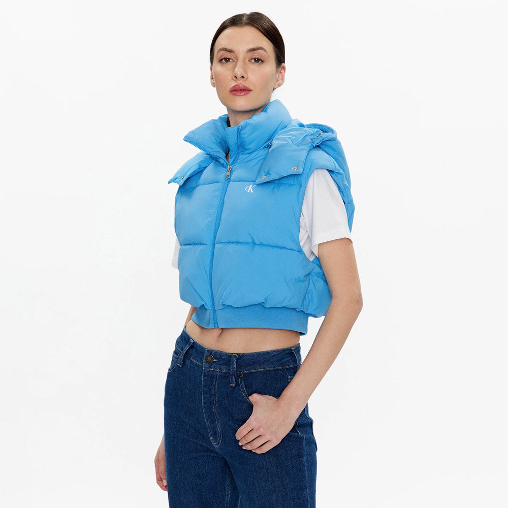 Lightweight Padded Vest - Light Blue