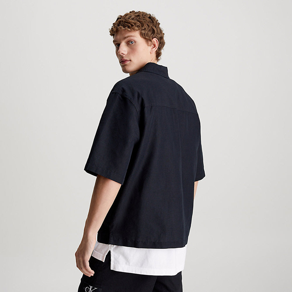 Linen Shirt - Black