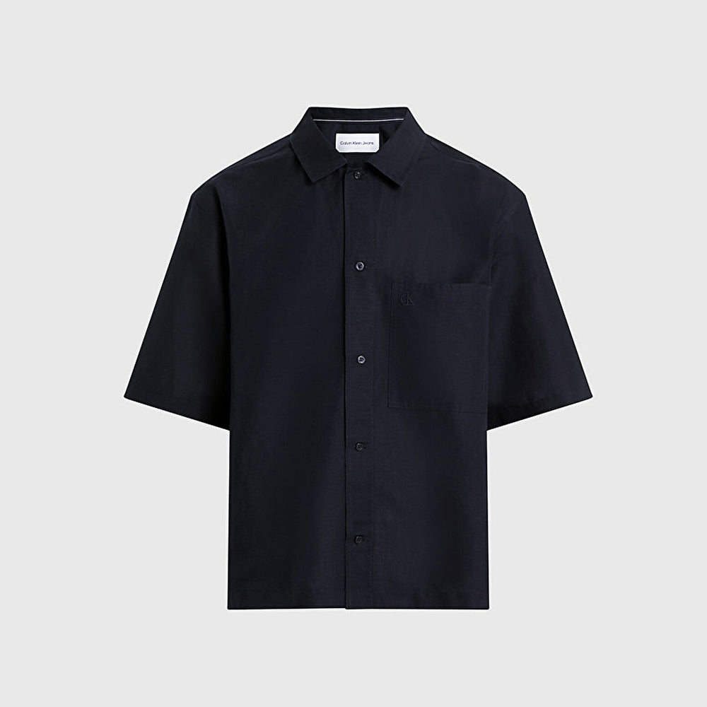 Linen Shirt - Black