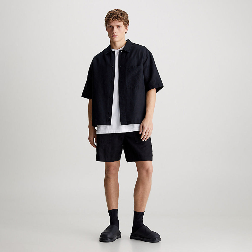 Linen Shirt - Black