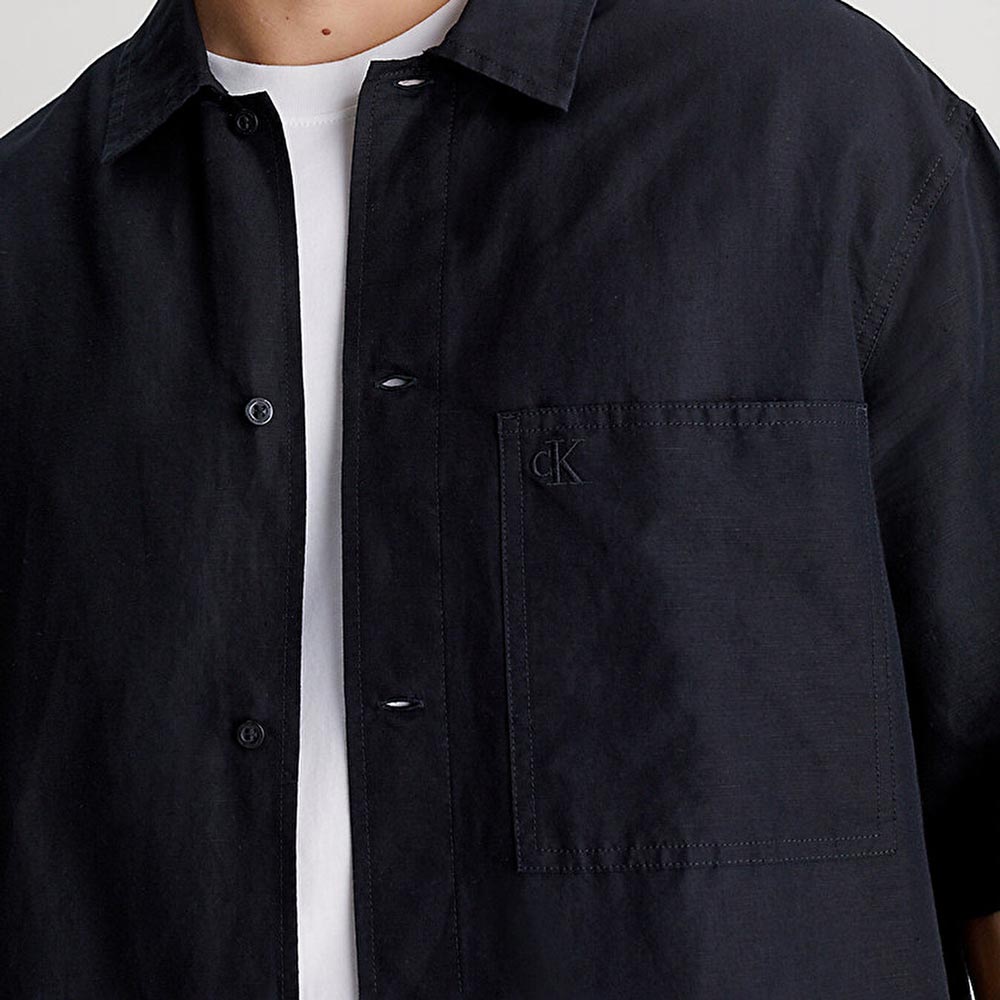 Linen Shirt - Black