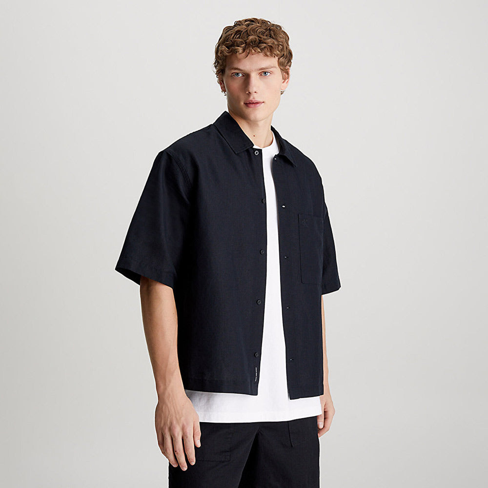 Linen Shirt - Black