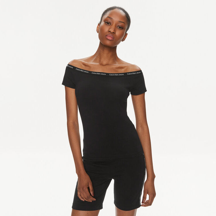 Logo Elastic Top - Black