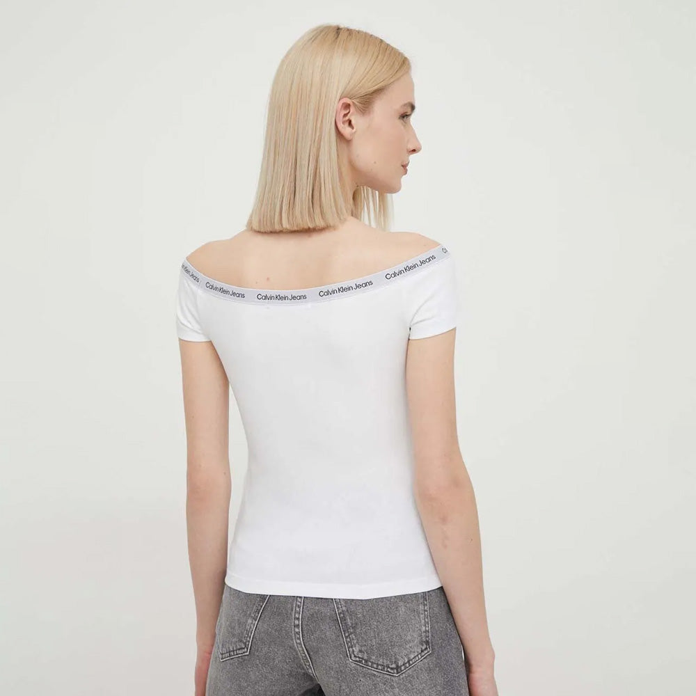 Logo Elastic Top - White