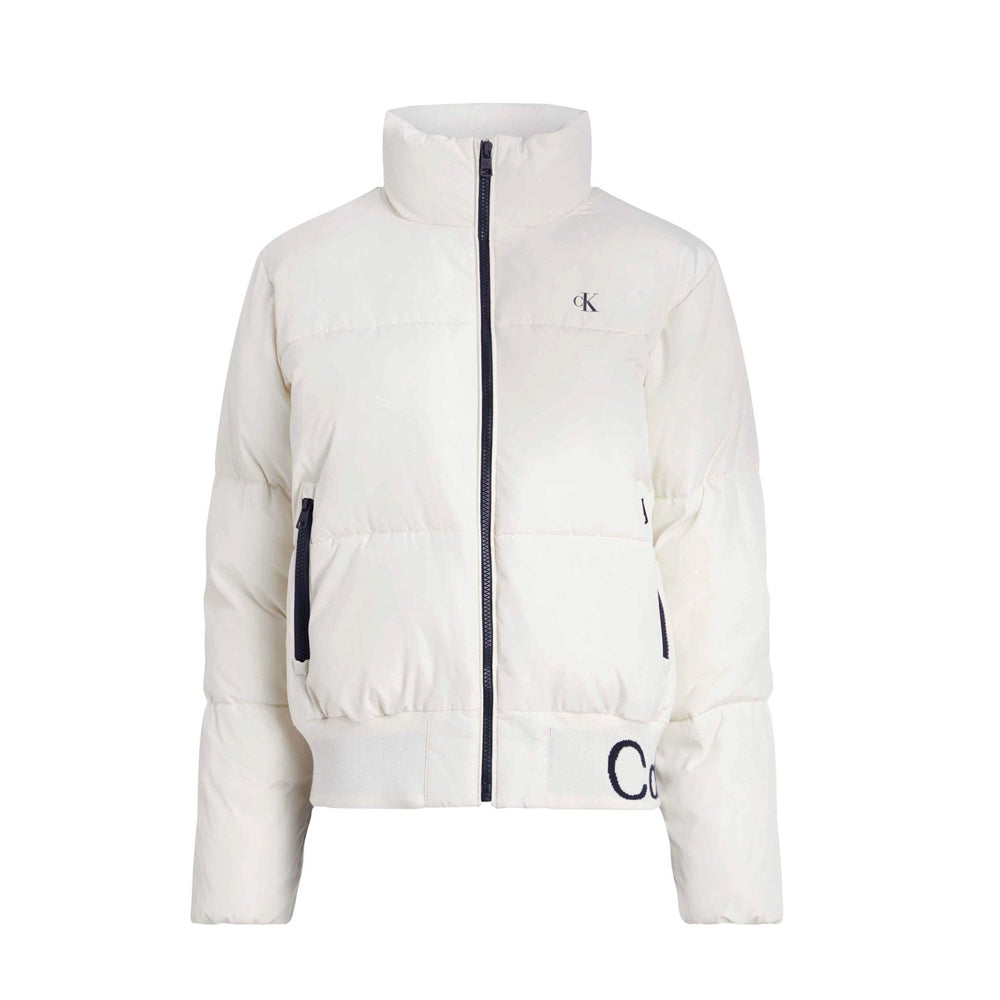 Short Puffer Jacket - Ivory