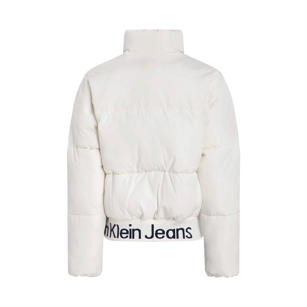 Short Puffer Jacket - Ivory