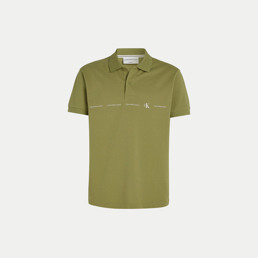 Repeat Logo Golfer - Olive