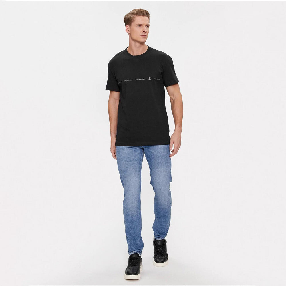 Logo Repeat T- Shirt - Black