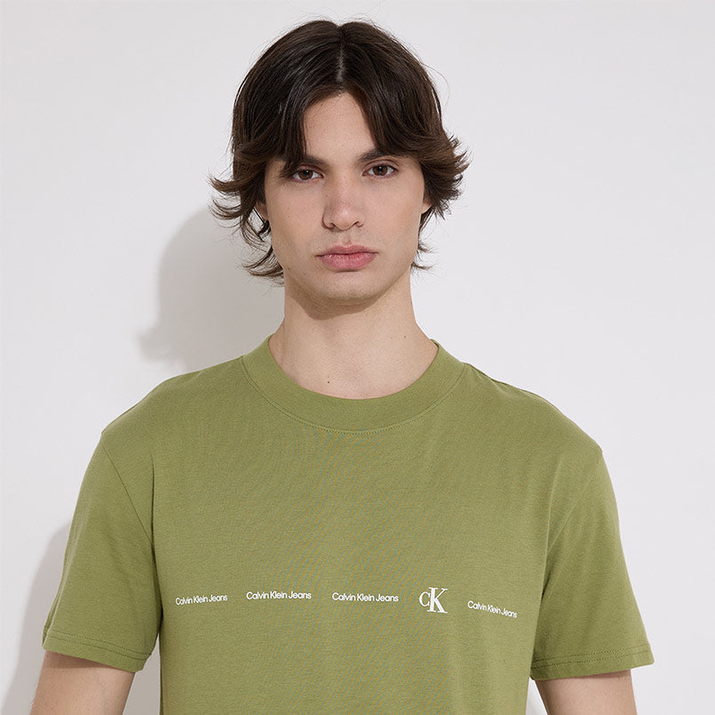 Repeat Logo T-Shirt - Olive