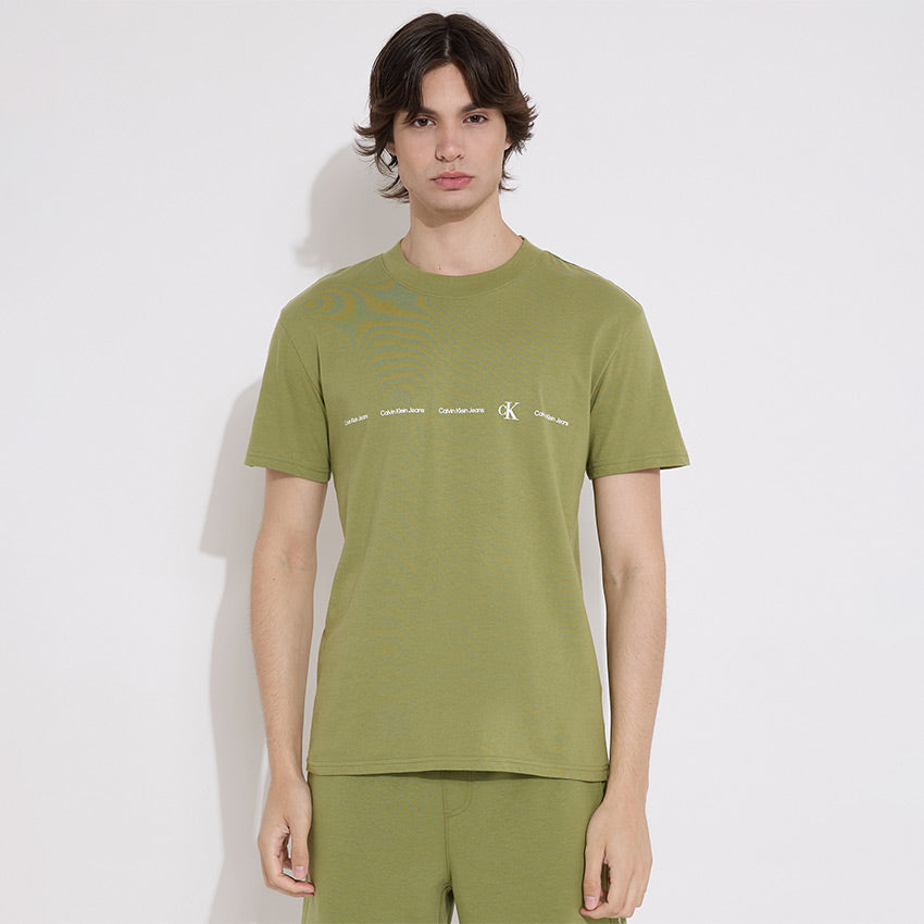 Repeat Logo T-Shirt - Olive