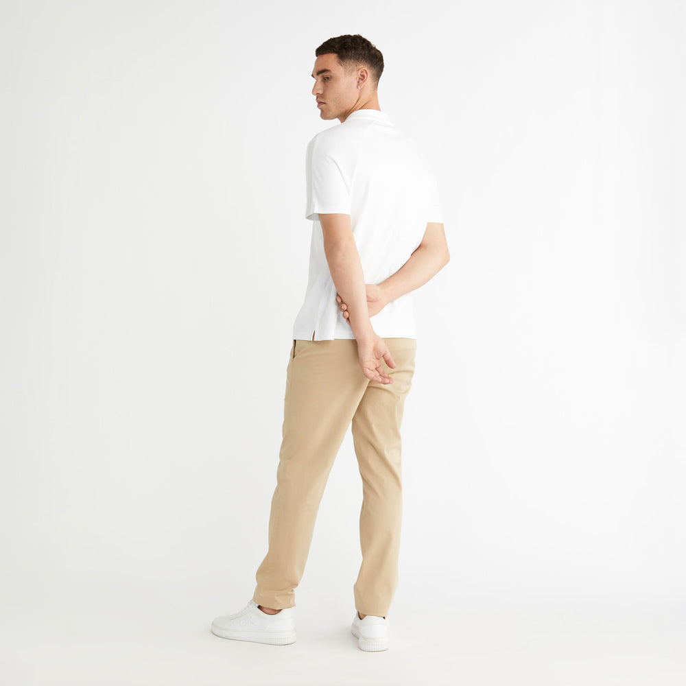Logo Tape Comfort Polo - White