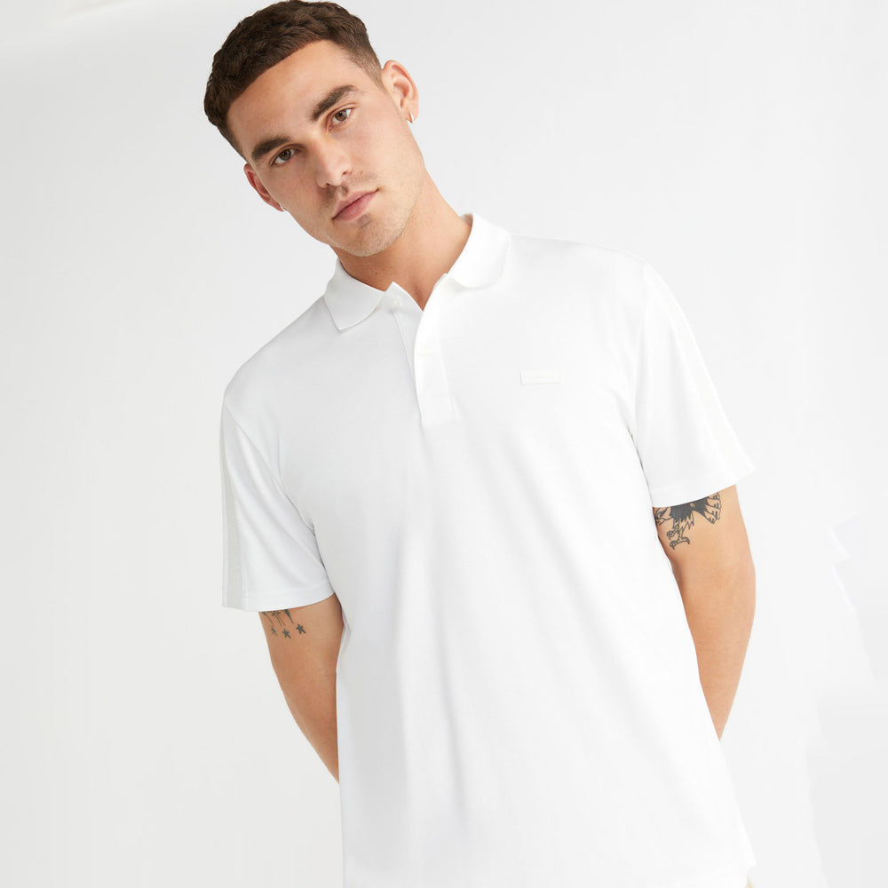 Logo Tape Comfort Polo - White