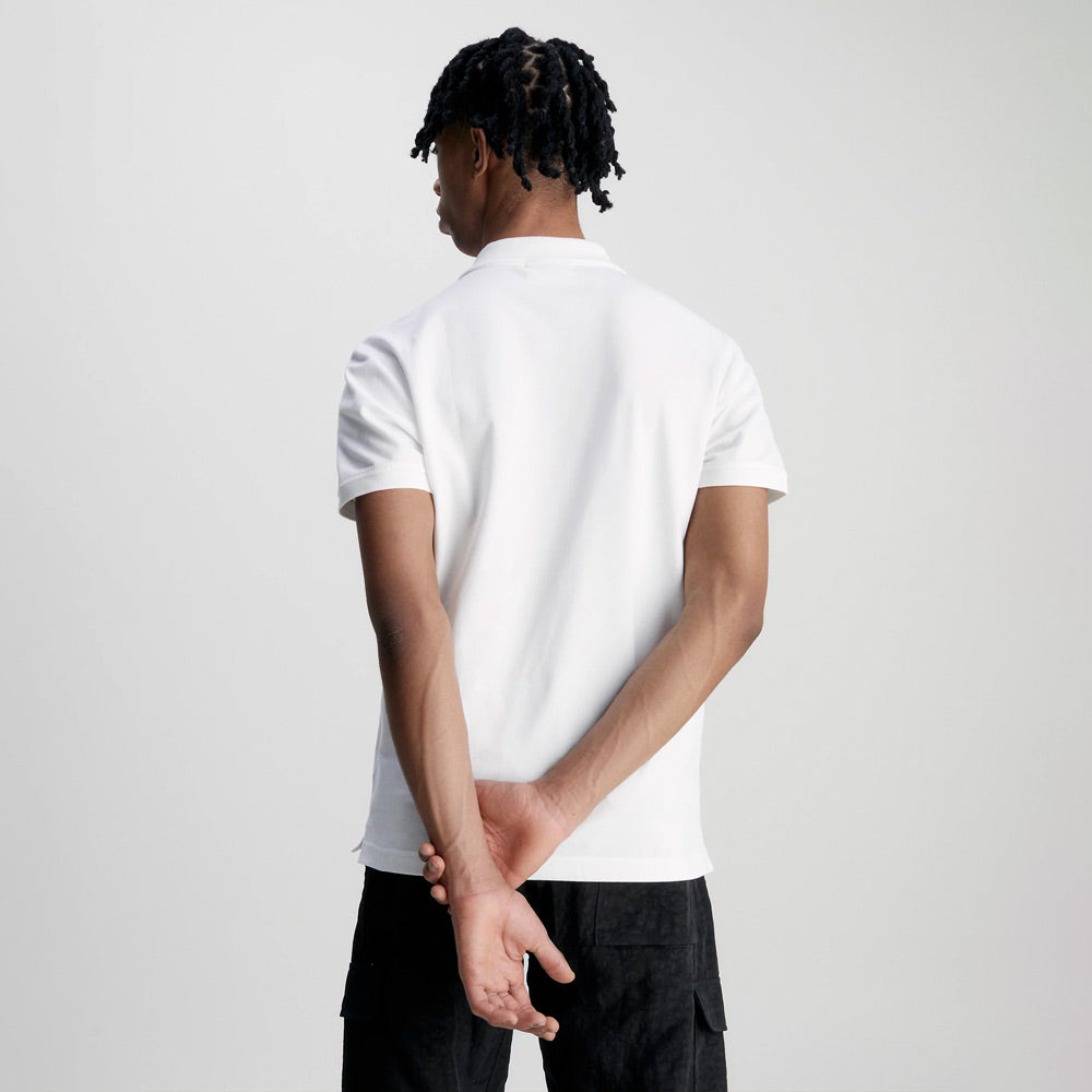 Logo Tape Polo - White